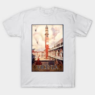 Basilica Palladiana VICENZA ITALIA Venice Vintage Italy Travel T-Shirt